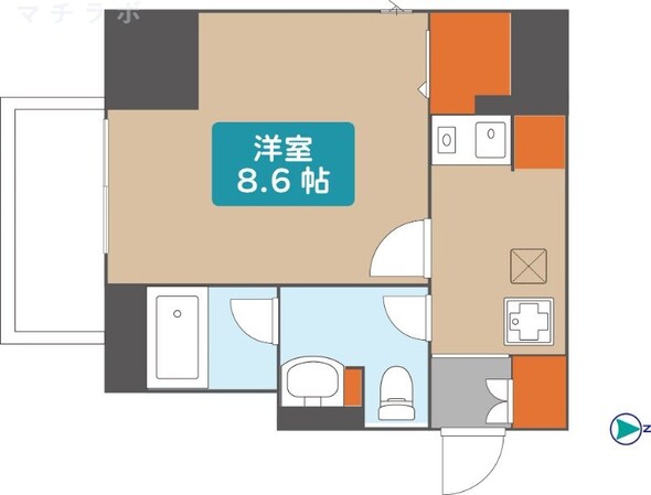 新栄町駅 徒歩7分 4階の物件間取画像